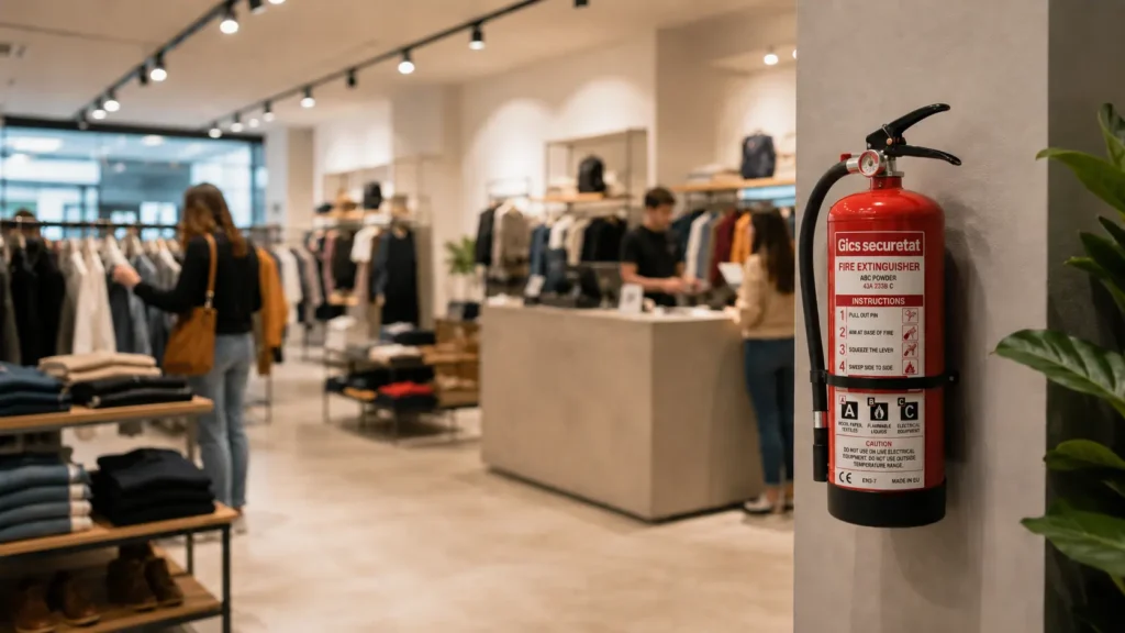 Protección contra incendios para locales comerciales y tiendas en Barcelona