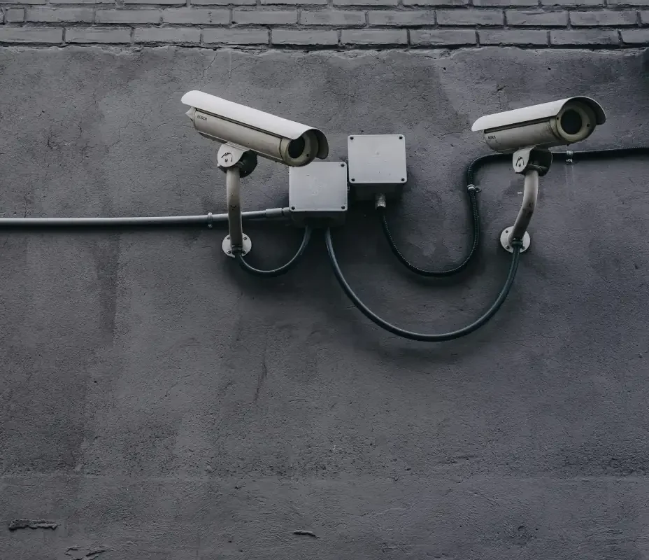Cámara de videovigilancia CCTV instalada por GICS Seguretat en Barcelona